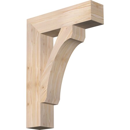 Ekena Millwork Legacy Block Smooth Bracket, Douglas Fir, 5 1/2"W x 24"D x 32"H BKT06X24X32LEC05SDF